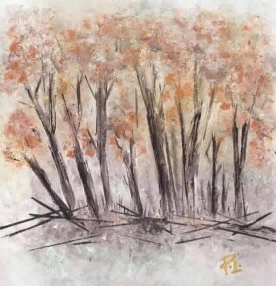 Dans les bois, œuvre de Pascale Turcotte-Grégoire